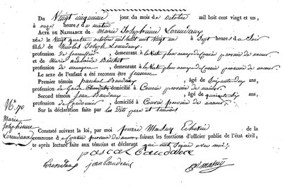 LORENDAUX Marie Joséphine