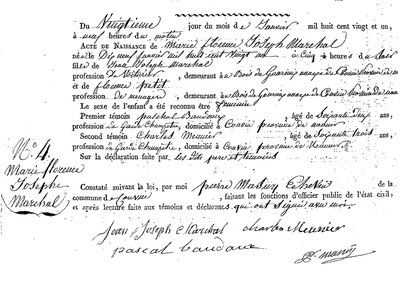 MARCHAL Marie Florence Josephe