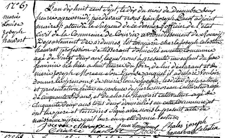 HANVART Marie Louise Joseph