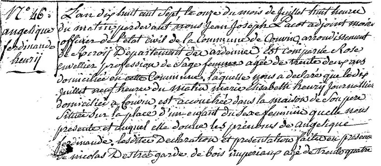 HENRY Angélique Ferdinande