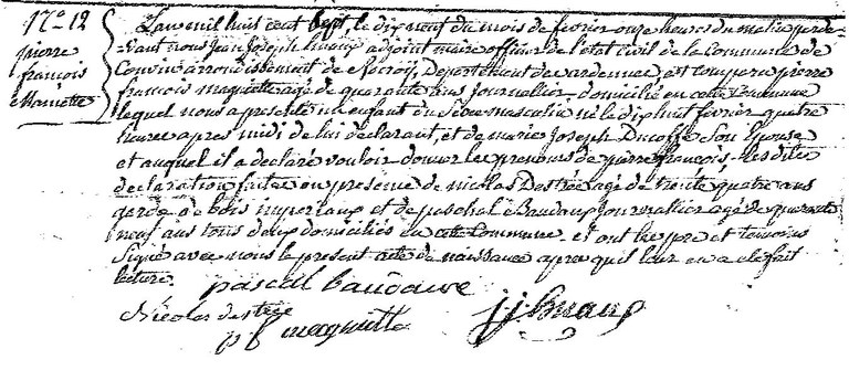 MANIETTE Pierre François