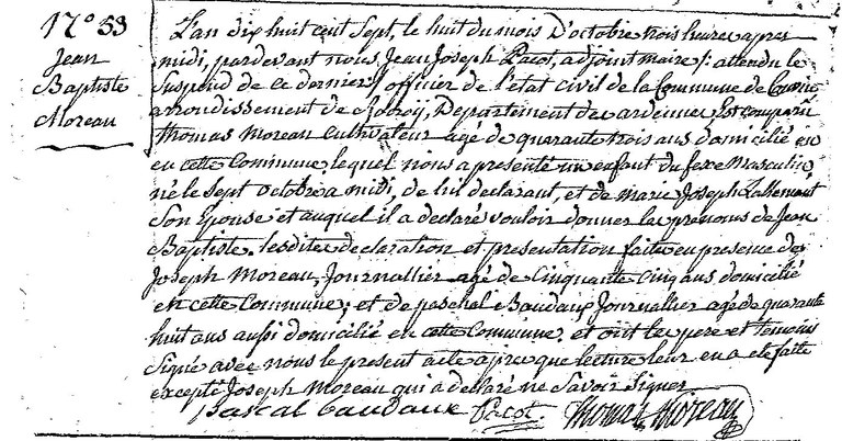 MOREAU Jean Baptiste