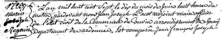 REGNIER Marie Joseph