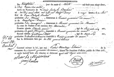 BARBIER Louis Joseph
