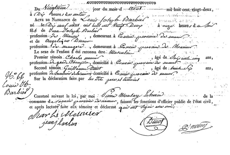 BARBIER Louis Joseph