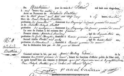 BASTIEN Adélaide