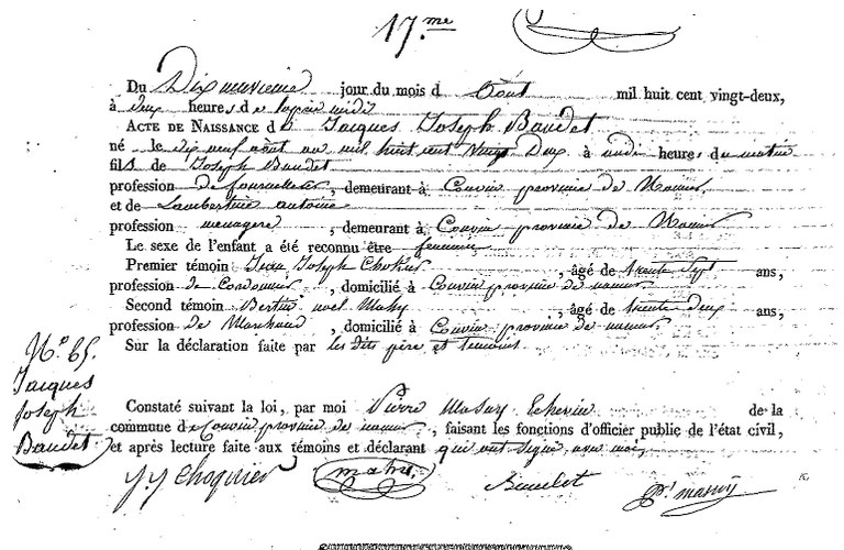 BAUDET Jacques Joseph