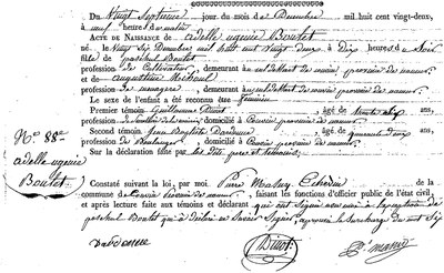 BOULET Adèlle Eugénie