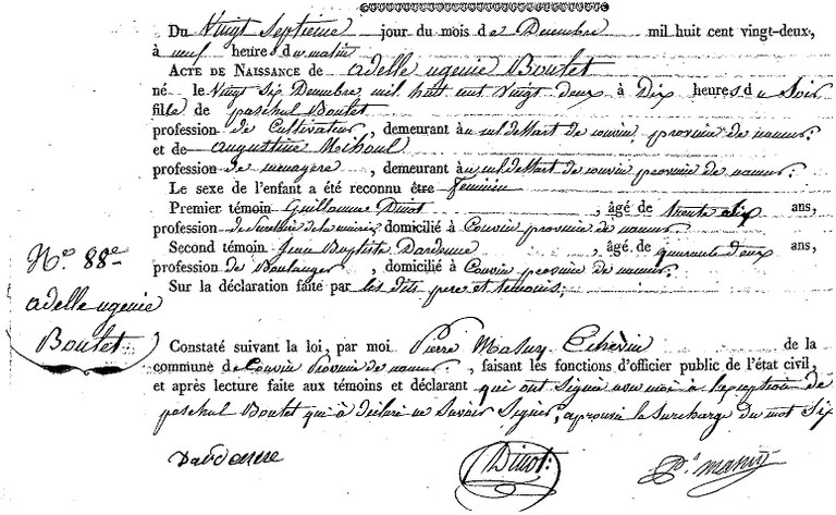 BOULET Adèlle Eugénie