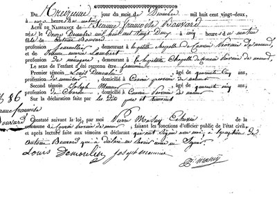 BOUVARD Jeanne Françoise