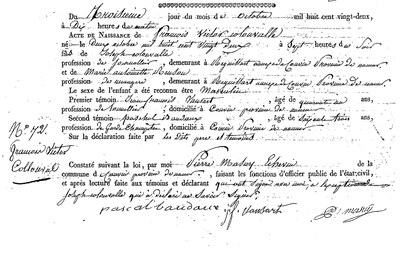 COLONVALLE François Victor