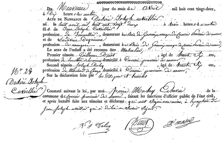 CUVEILLIER Désiré Joseph