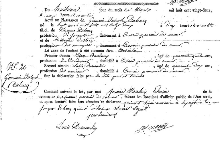 DUBUCQ Germain Joseph