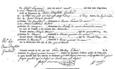 GOULARD Jean Baptiste