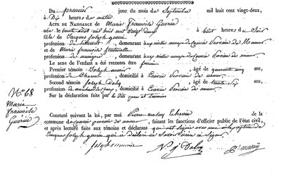 GUERIN Marie Françoise