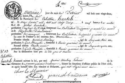 HARSCH Célestin