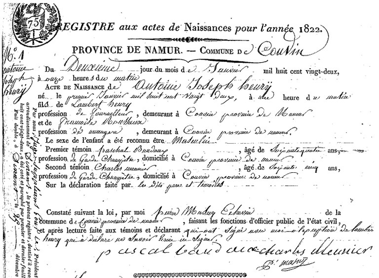 HENRY Antoine Joseph