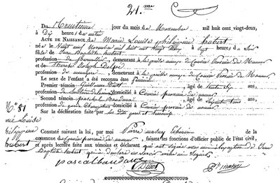 HUBERT Marie Louise Philippine