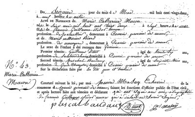 MACON Marie Catherine