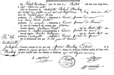 MASUY Antoinette Joseph