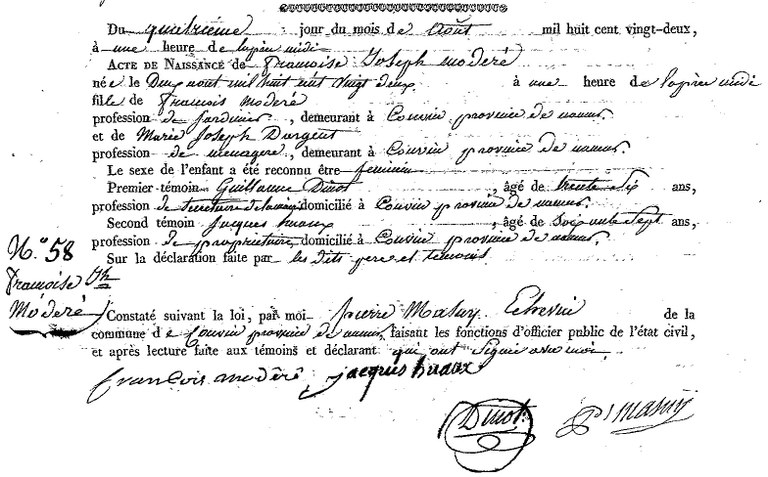 MODERE Françoise Joseph