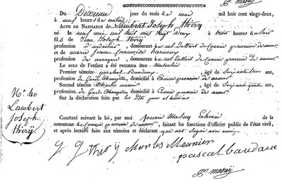 THIRY Lambert Joseph