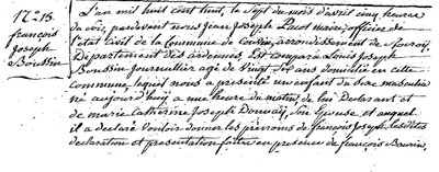 BOUSSIN François Joseph