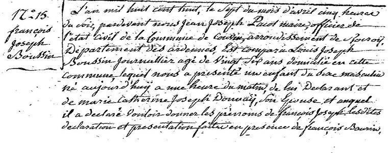 BOUSSIN François Joseph