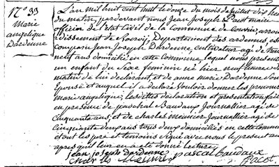 DARDENNE Marie Angélique