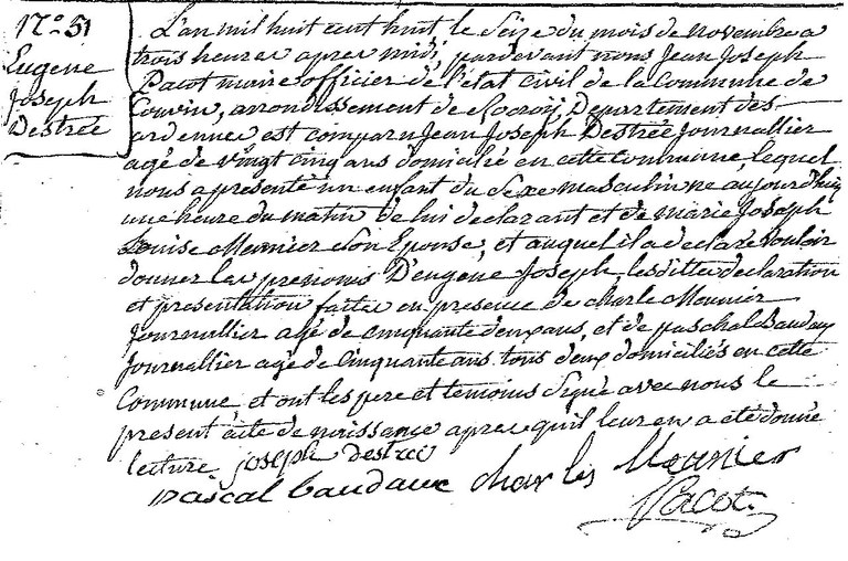 DESTREE Eugène Joseph
