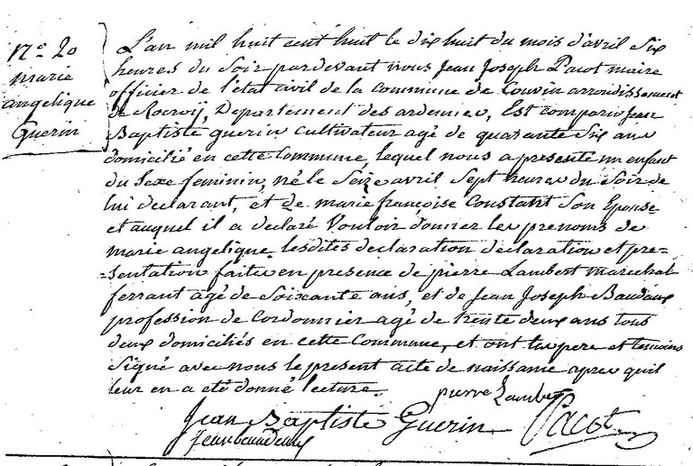 GUERIN Marie Angélique