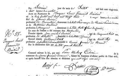 BAIVIER Jacques Louis François