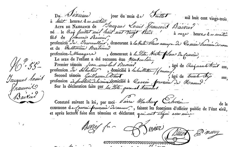 BAIVIER Jacques Louis François