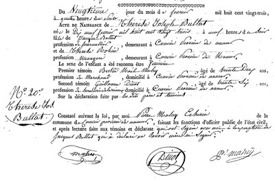 BALLAT Thérèse Joseph