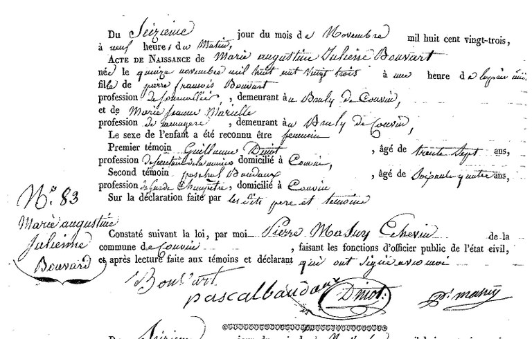 BOUVART Marie Augustine Julienne
