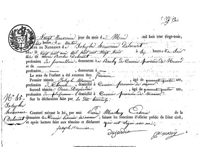 DELCOURT Josephe Honorine