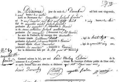 FONDER Augustin Joseph