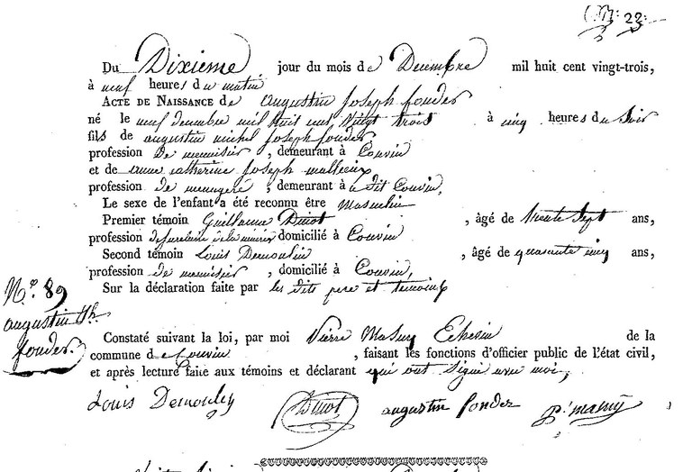 FONDER Augustin Joseph