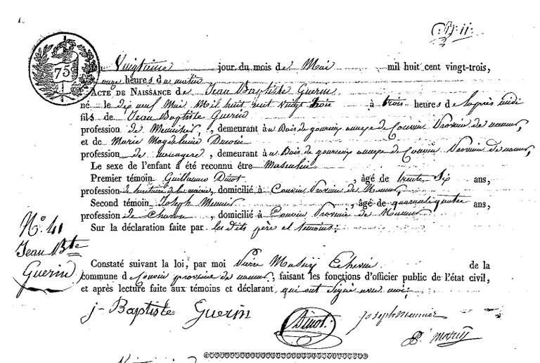 GUERIN Jean Baptiste