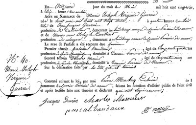 GUERIN Marie Joseph Virginie