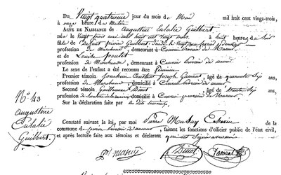 GUILBERT Augustine Eulalie