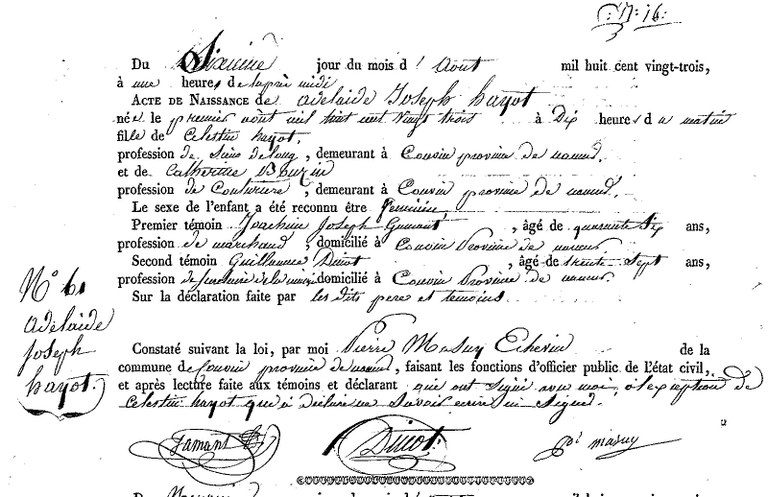 HAYOT Adélaide Joseph