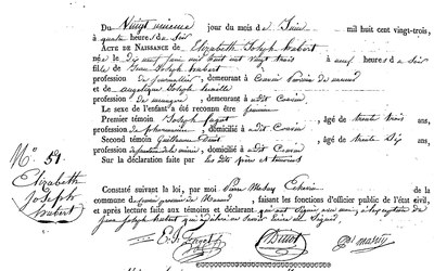 HUBERT Elisabeth Joseph
