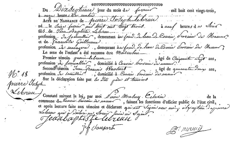 LEBRUN Pierre Joseph