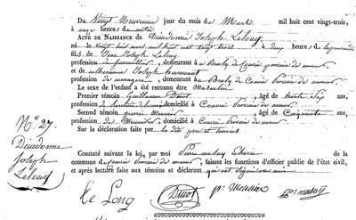 LELONG Dieudonné Joseph