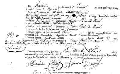LEMAIRE Mélanie Colette