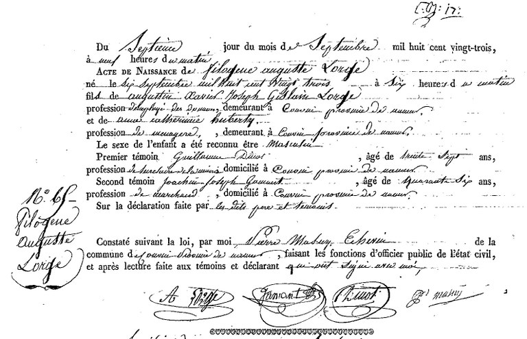 LORGE Filogène Auguste