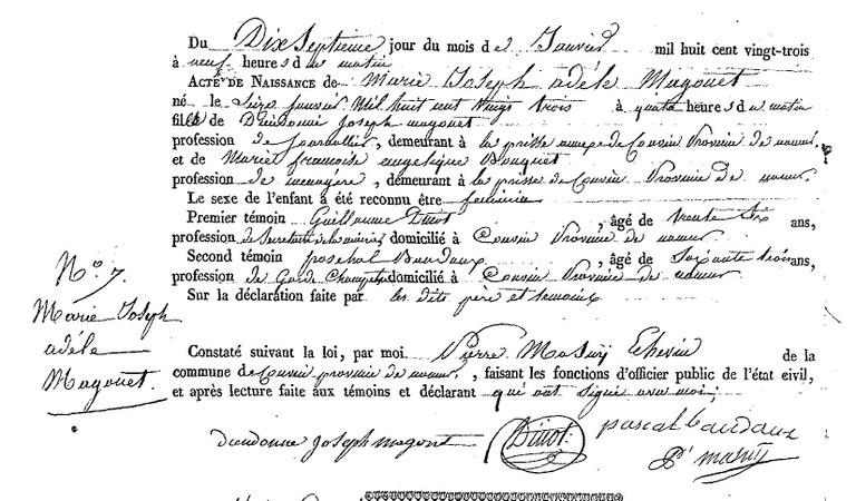 MAGONET Marie Joseph Adèle