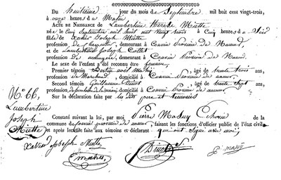 MIETTE Lambertine Thérèse