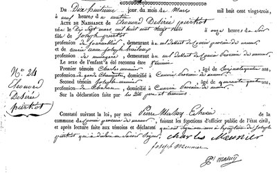 PIERKOT Edouard Désirée